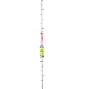 Unipole Fiber Ladder - 2" Serration Fiber Pipe With 2" HDPE Steps