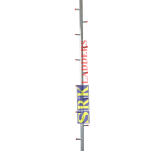 Unipole Fiber Ladder - 2" Plain Fiber Pipe With 2" HDPE Steps